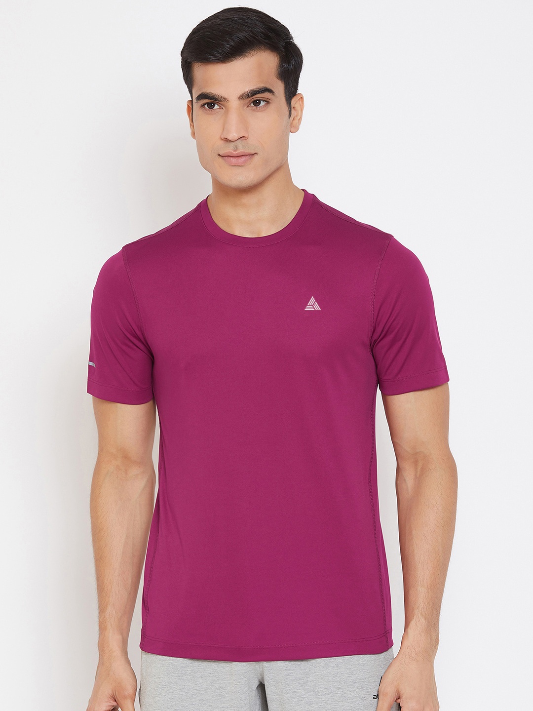 

ATHLISIS Dri-FIT Slim Fit Sports T-shirt, Magenta