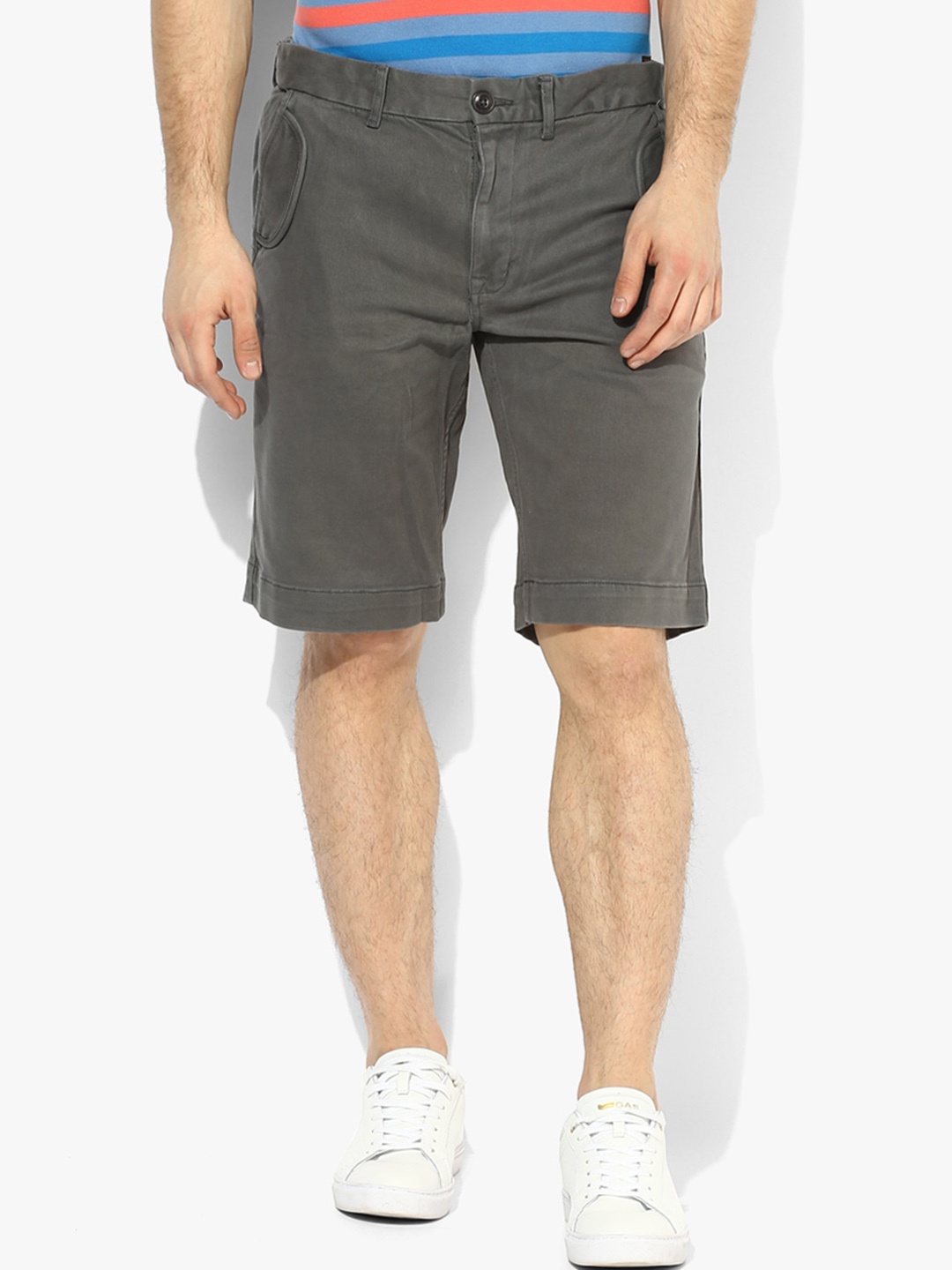 

Red Chief Men Grey Shorts