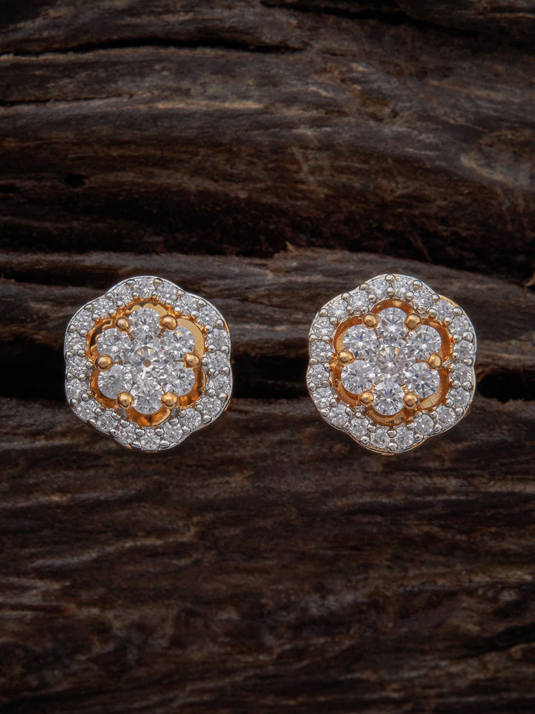 

Kushal's Fashion Jewellery White Contemporary Studs Earrings