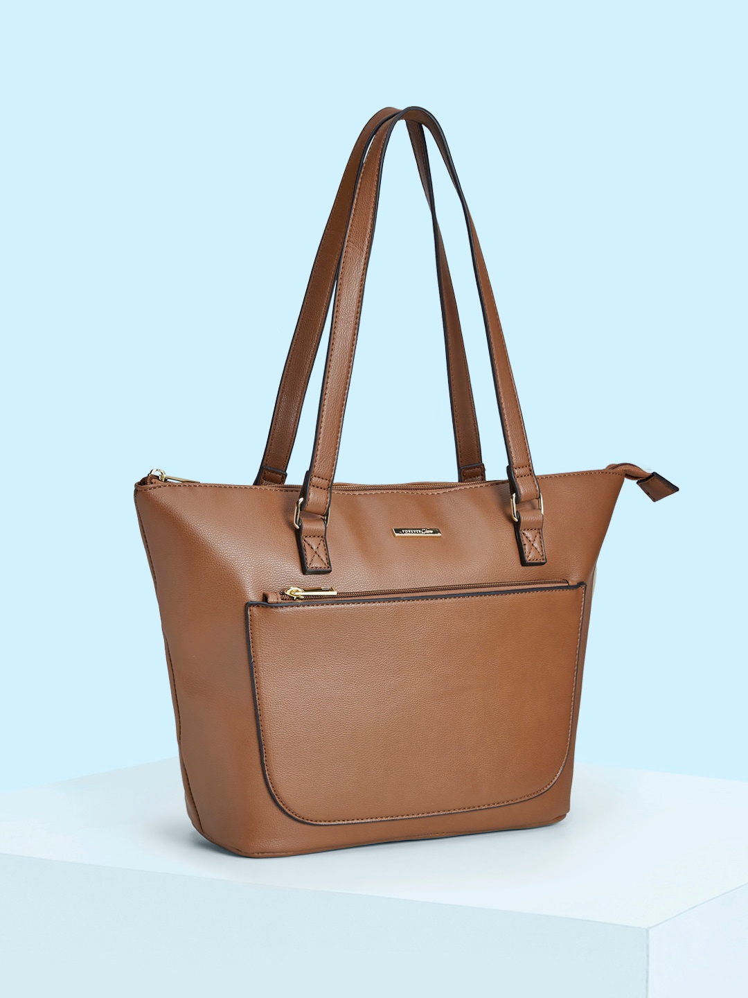 

Forever Glam by Pantaloons Oversized Shopper Tote Bag, Tan