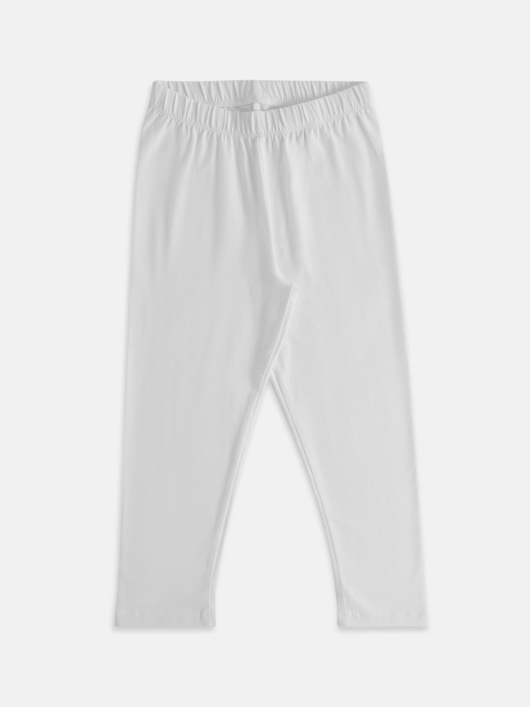 

Pantaloons Junior Girls Cotton Ankle Length Leggings, Off white