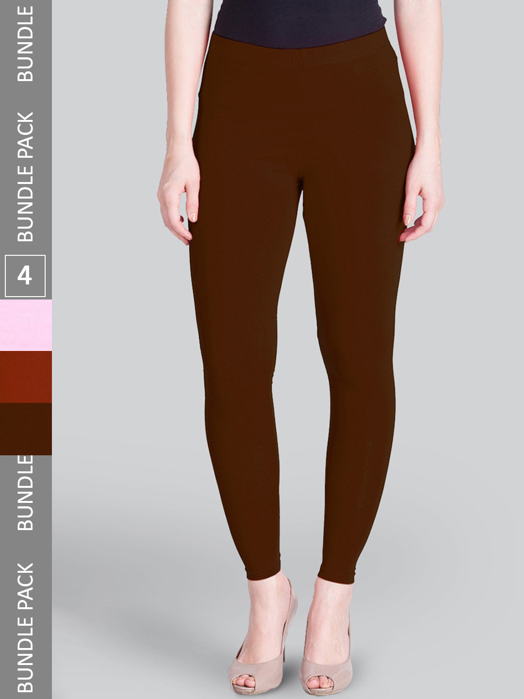 

LYRA Women Multi Of 4 Cotton Ankle Length Leggings