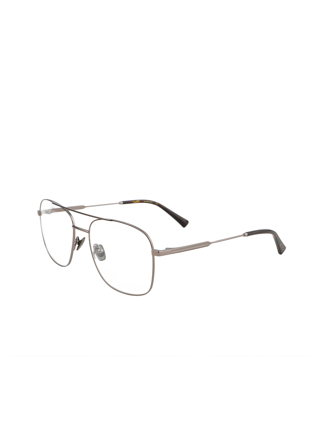 

NUMI Men Gunmetal-Toned Full Rim Square Frames NP2312, Metallic