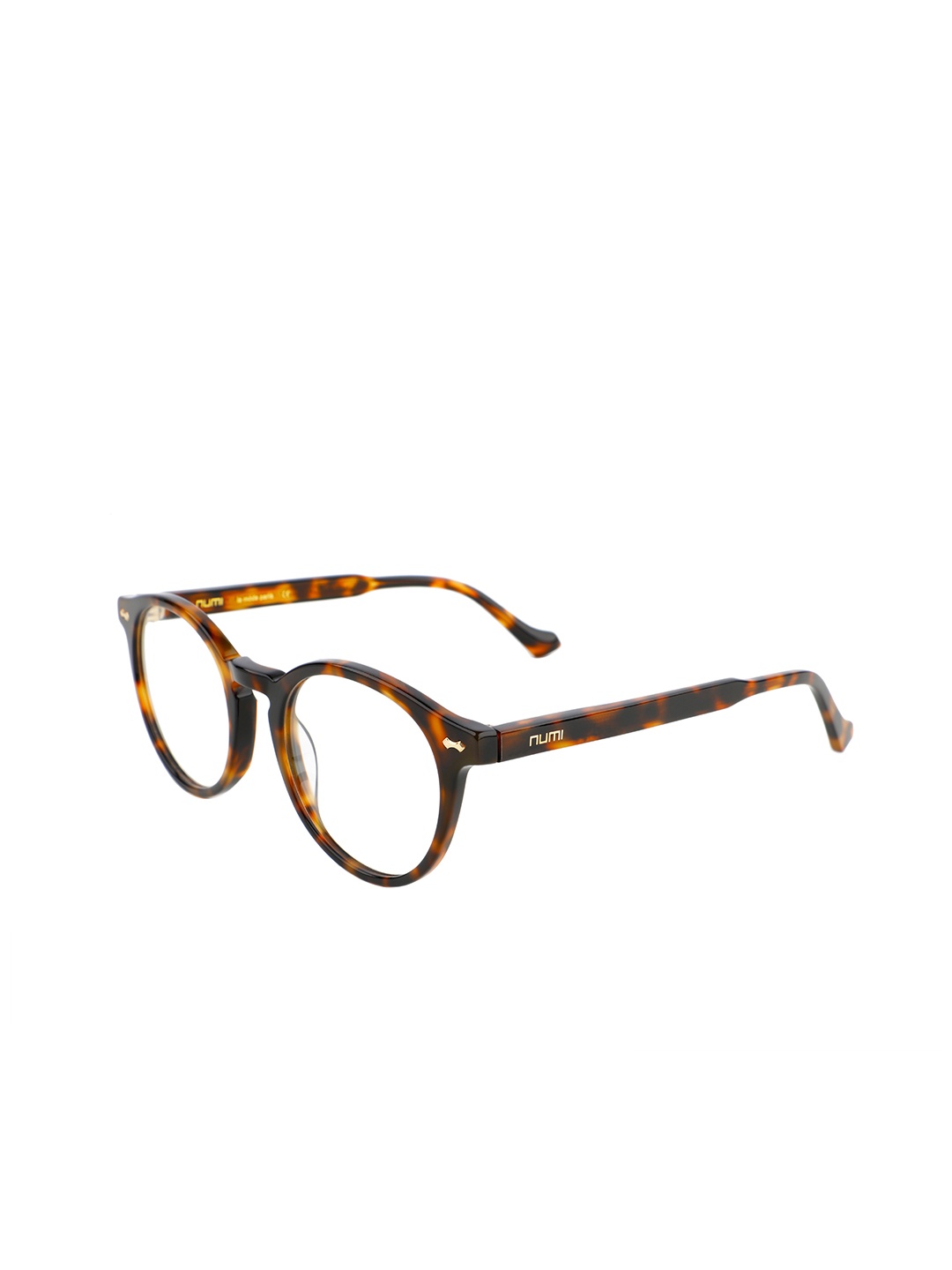 

NUMI Abstract Full Rim Round Frames NP2314 CL2, Brown