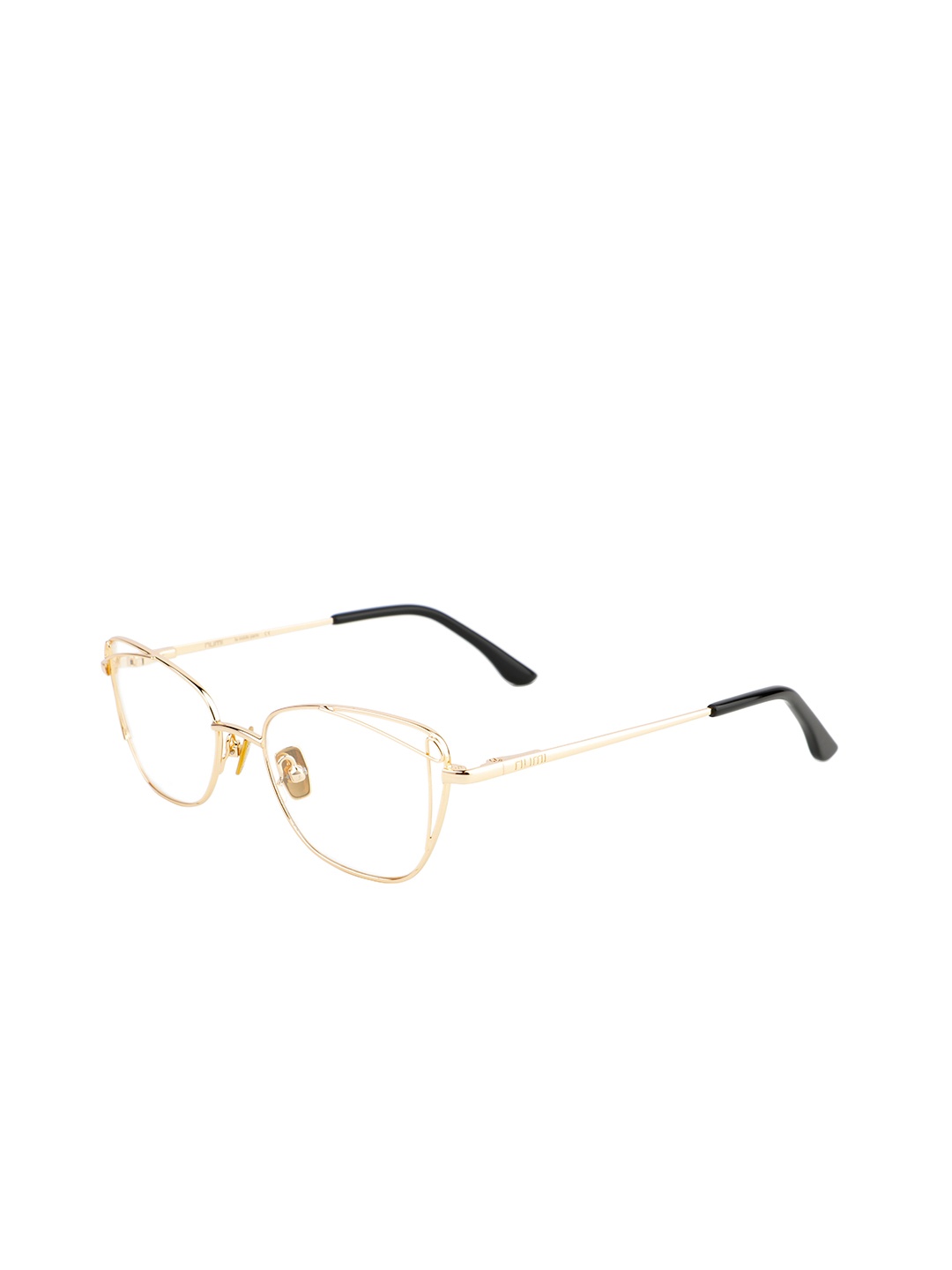 

NUMI Women Full Rim Rectangle Frames NP2224 CL1, Gold