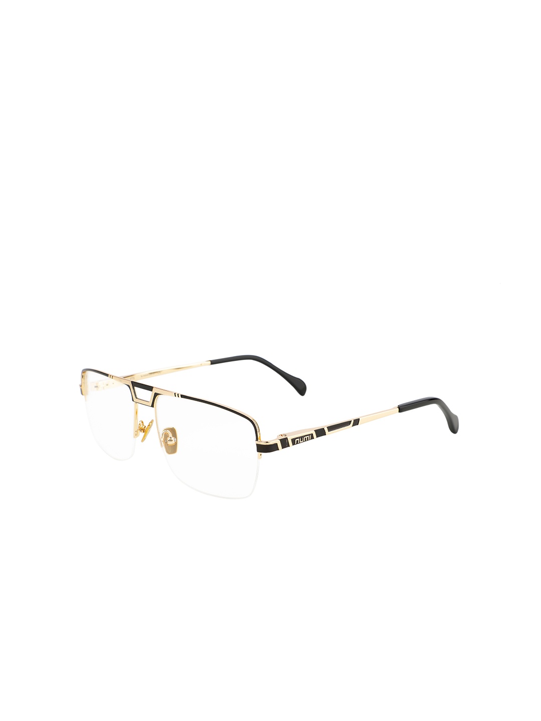 

NUMI Men Full Rim Square Frames NP2208 CL1, Black