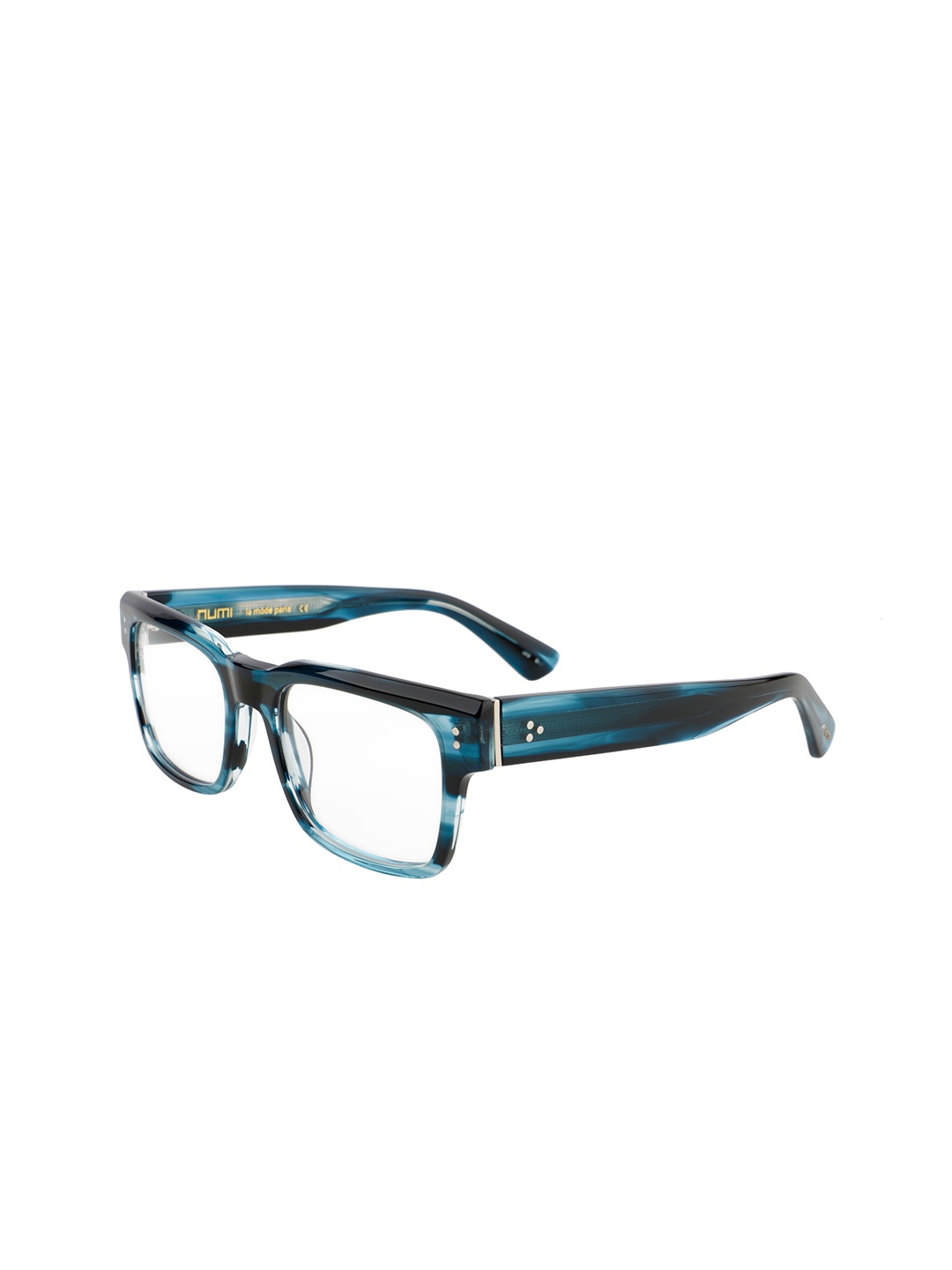 

NUMI Abstract Full Rim Rectangle Frames NP2321 CL3, Blue