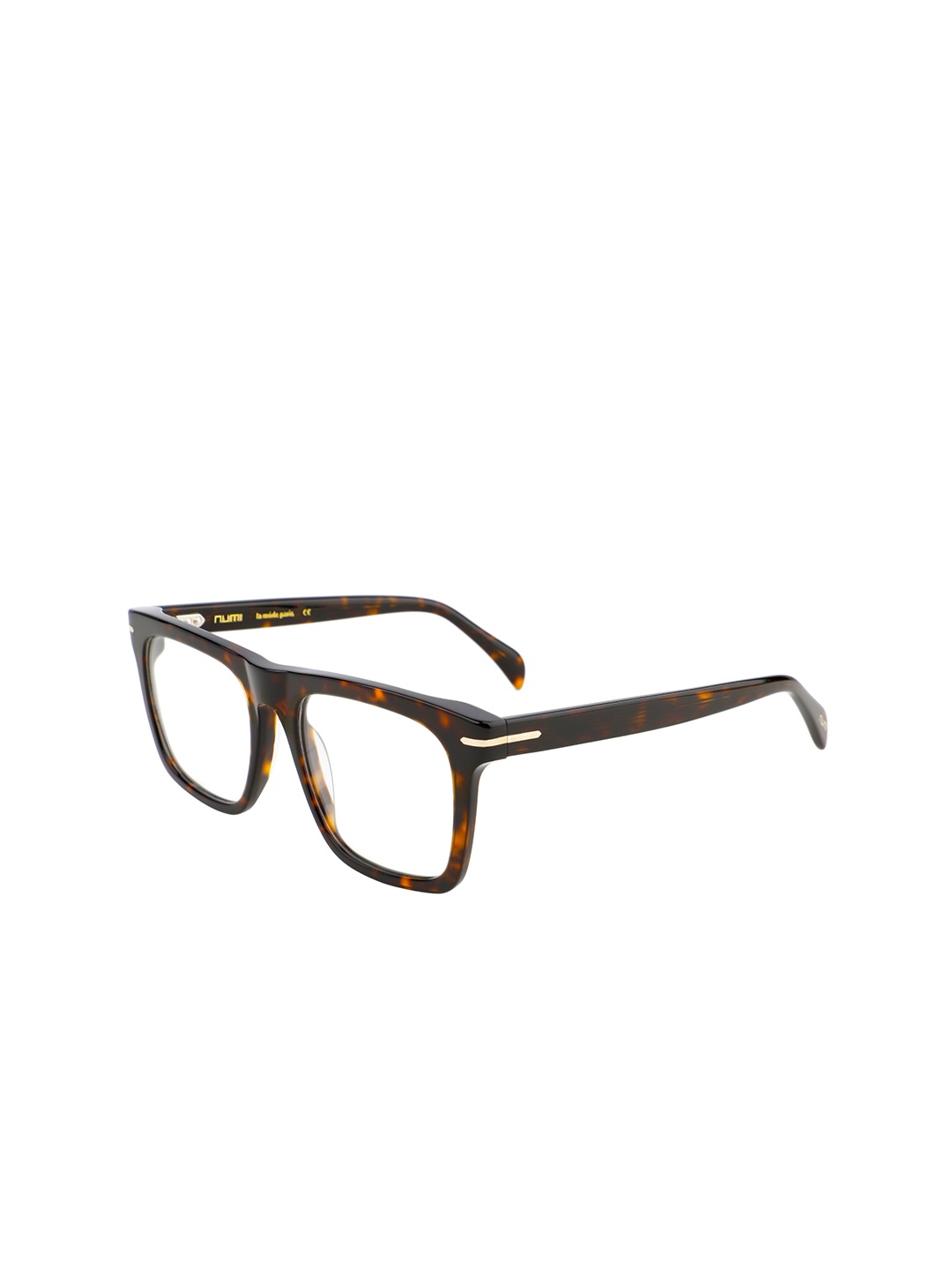 

NUMI Men Full Rim Square Frames, Brown