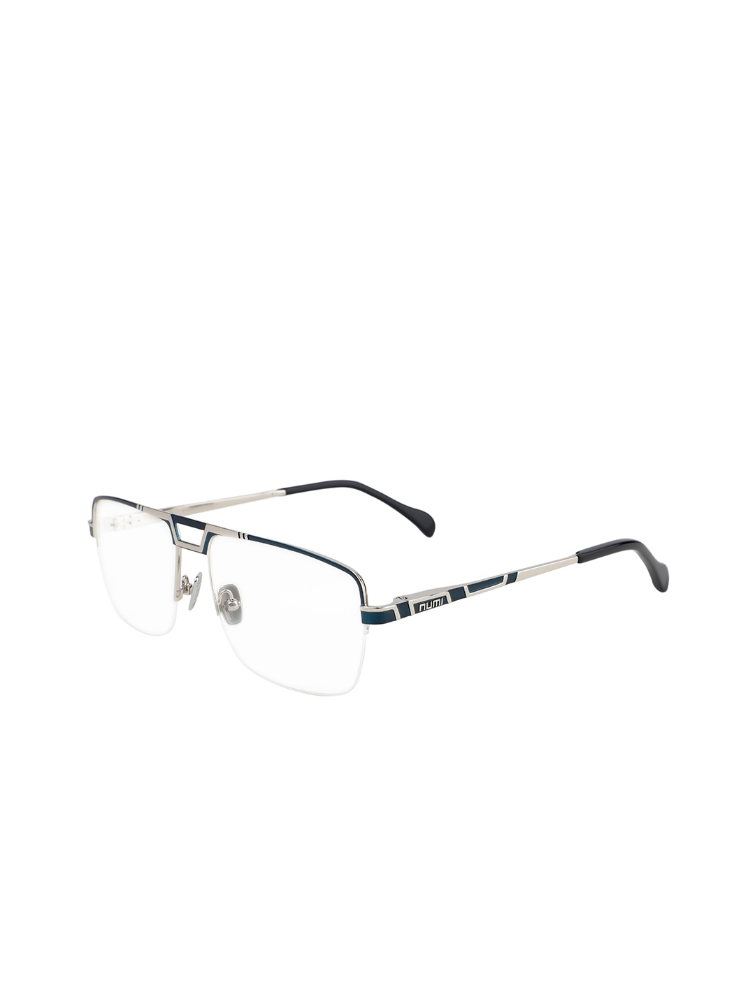 

NUMI Men Full Rim Square Frames NP2208 CL2, Silver