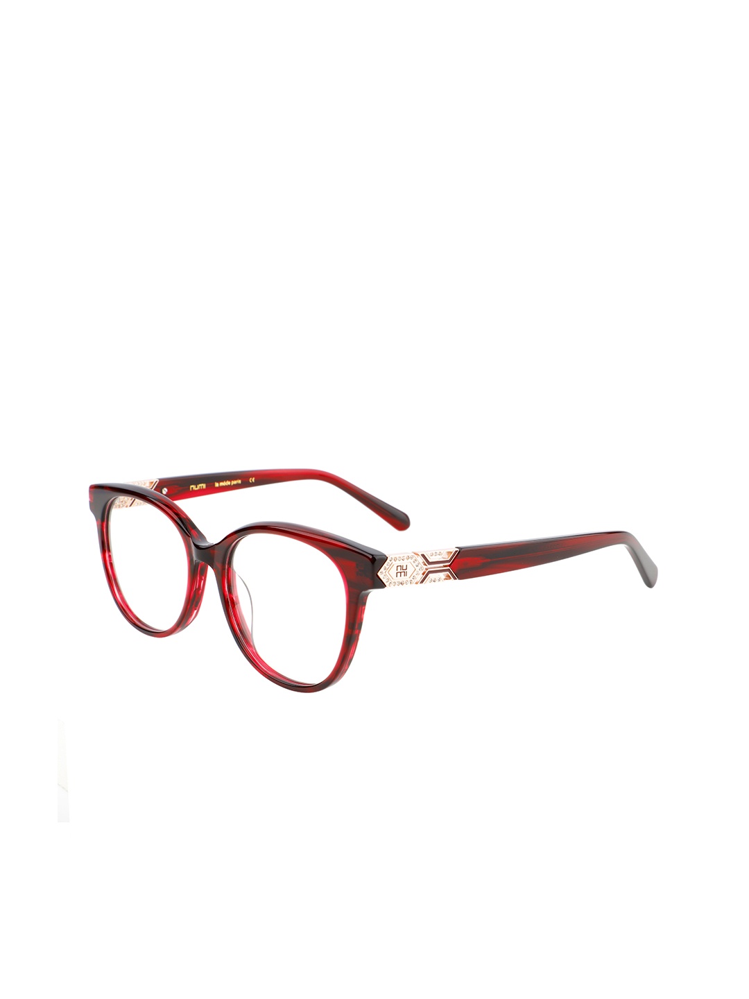 

NUMI Women Full Rim Round Frames NP2310 CL4, Maroon