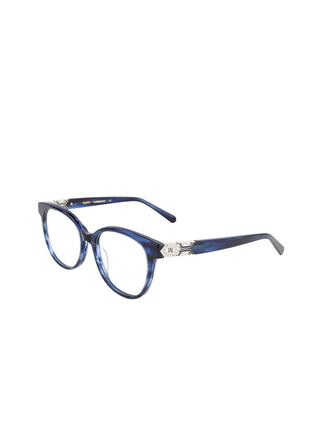 

NUMI Women Full Rim Round Frames NP2310 CL3, Blue