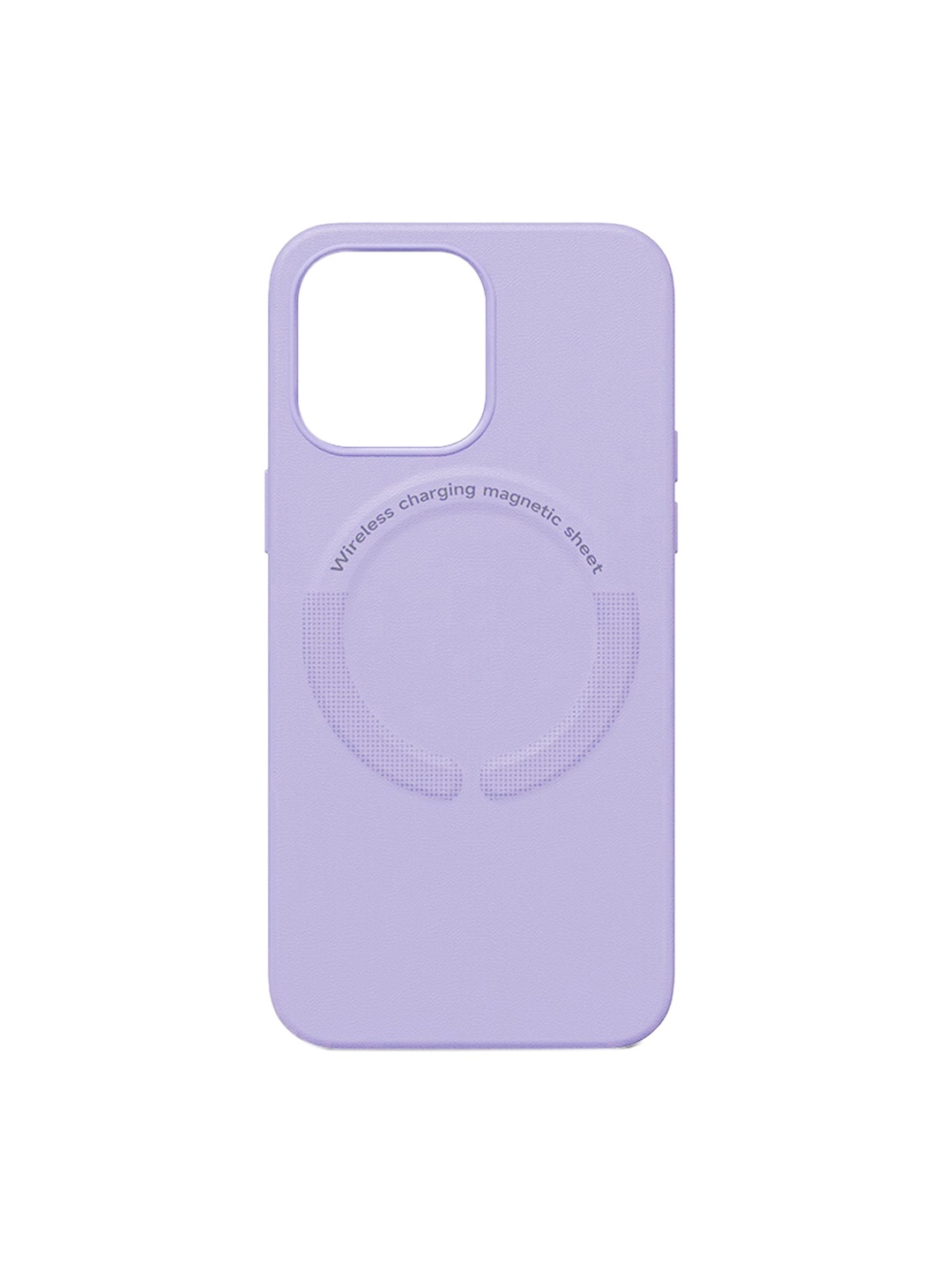 

TREEMODA Magsafe Leather iPhone 14 Back Case, Lavender