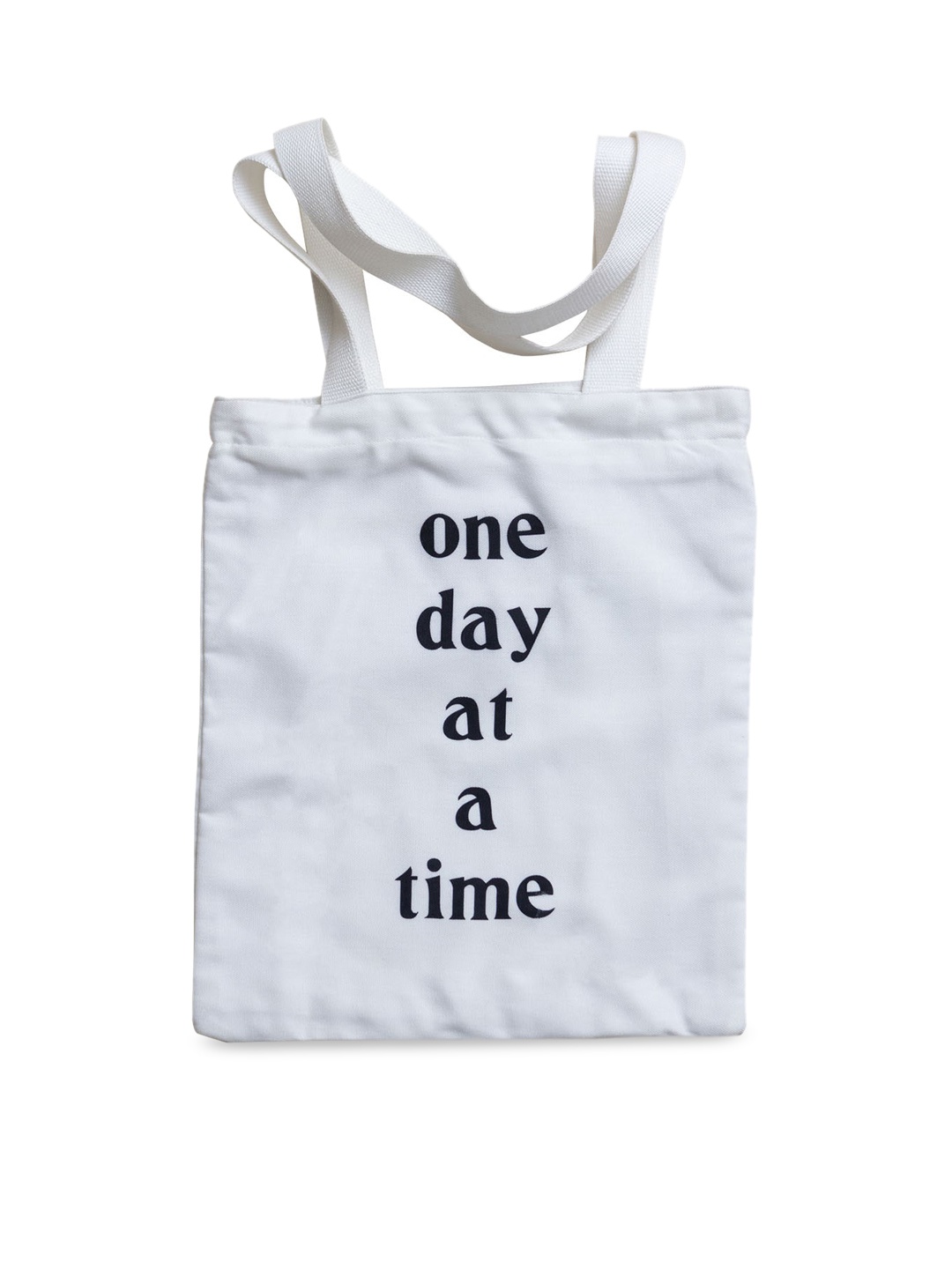 

BandBox Typography Printed Oversized Shopper Tote Bag, White