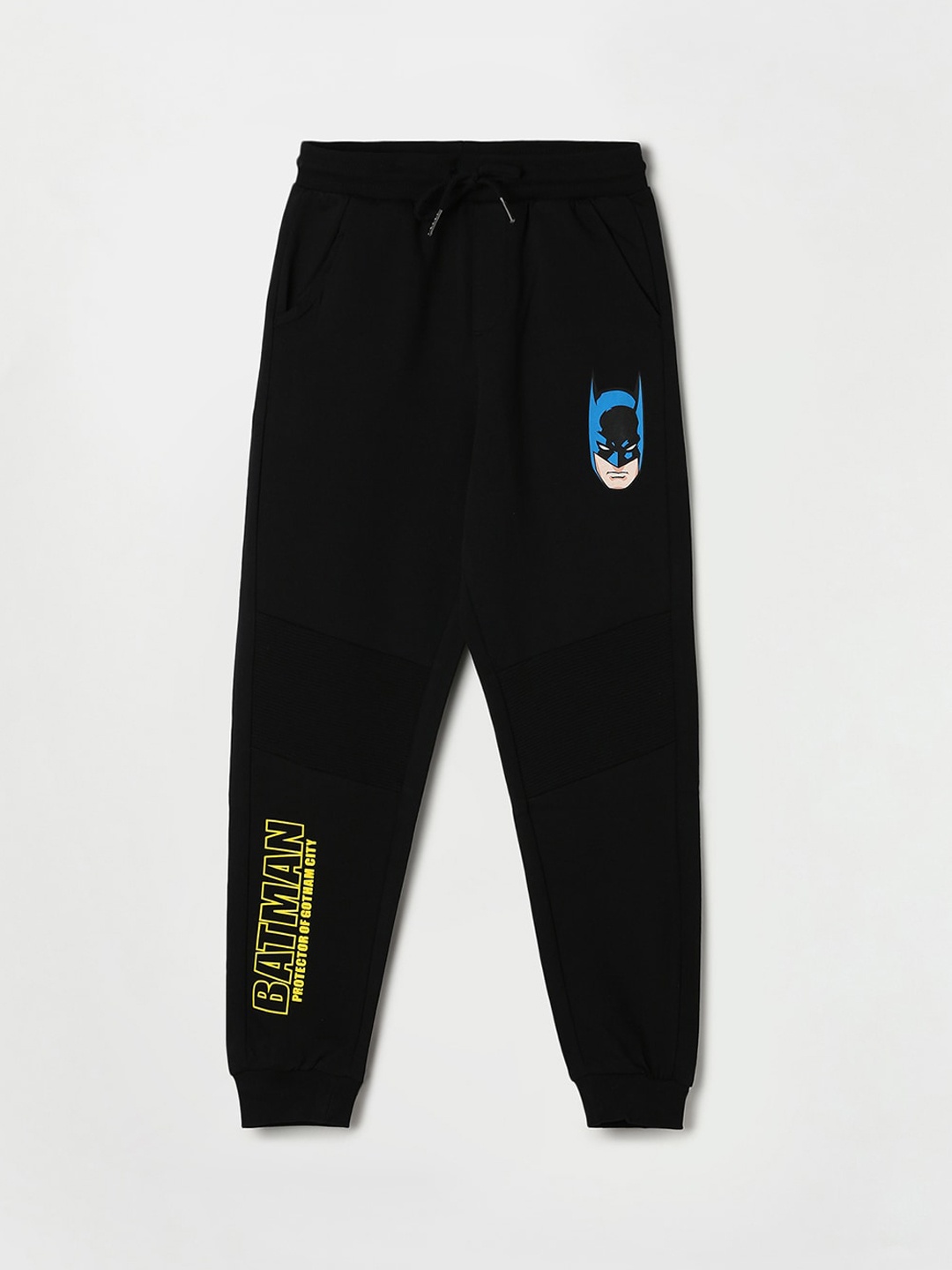 

Fame Forever by Lifestyle Boys Mid-Rise Batman Printed Cotton Joggers, Black