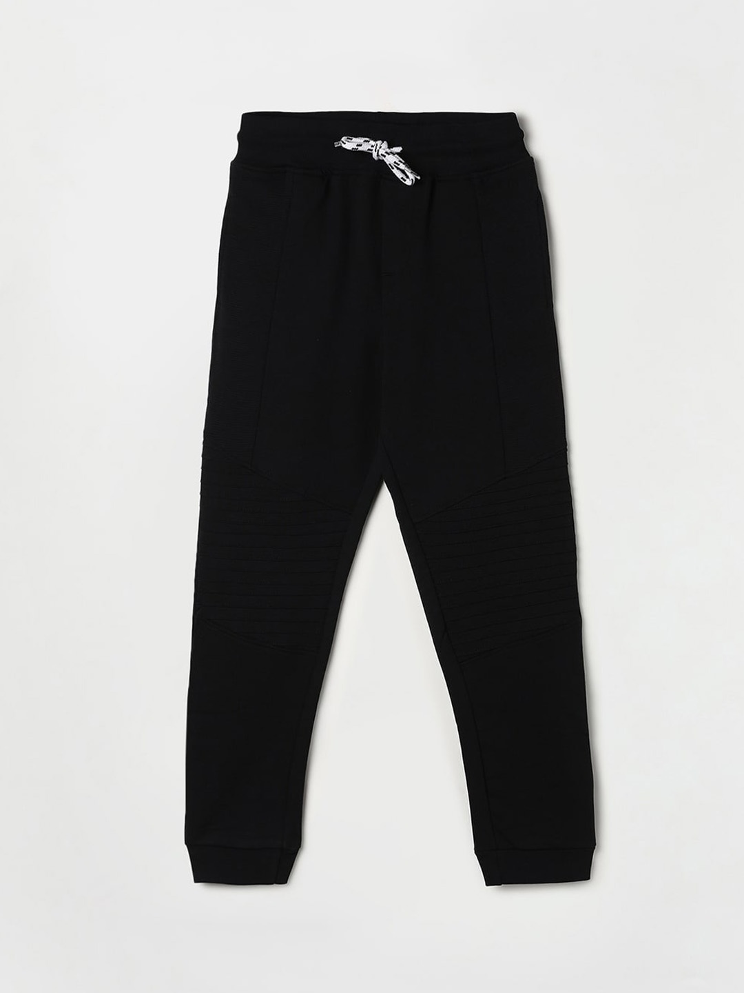 

Fame Forever by Lifestyle Boys Mid-Rise Cotton Joggers, Black