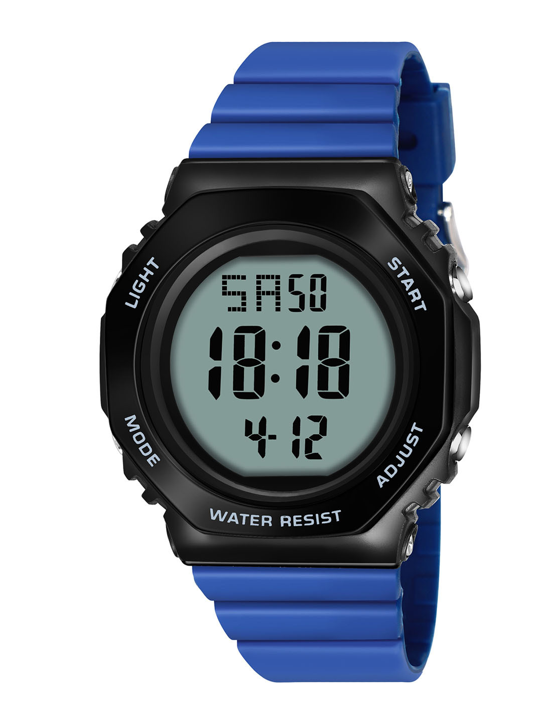 

CERO Brass Dial & Stainless Steel Straps Digital Watch AB-207-NDS-Blue
