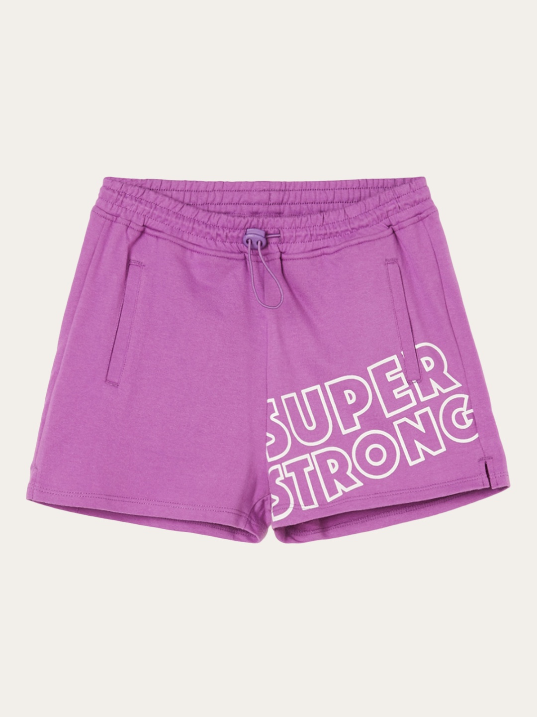 

Fame Forever by Lifestyle Girls Printed Shorts, Purple