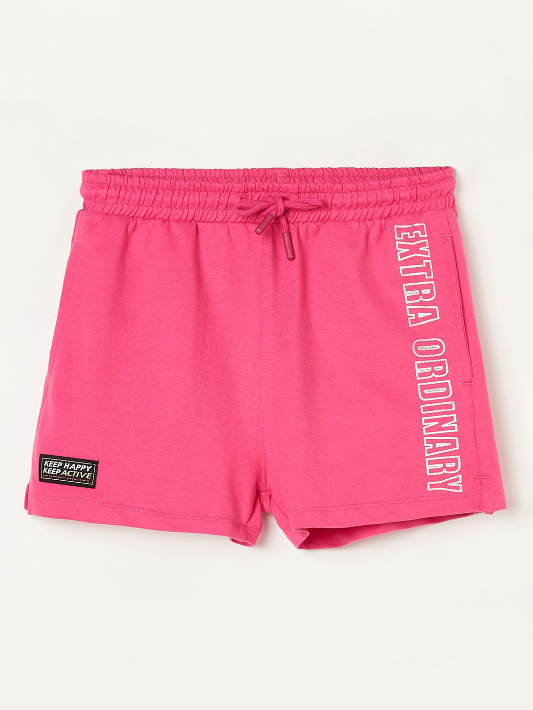 

Fame Forever by Lifestyle Girls Printed Shorts, Pink