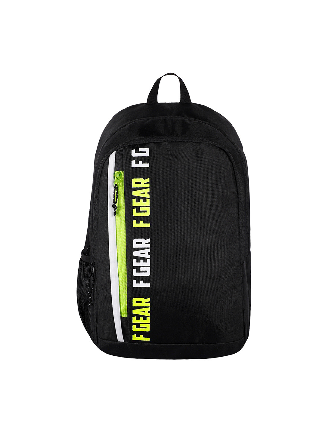 

F Gear Typography Printed Medium Backpack, Black