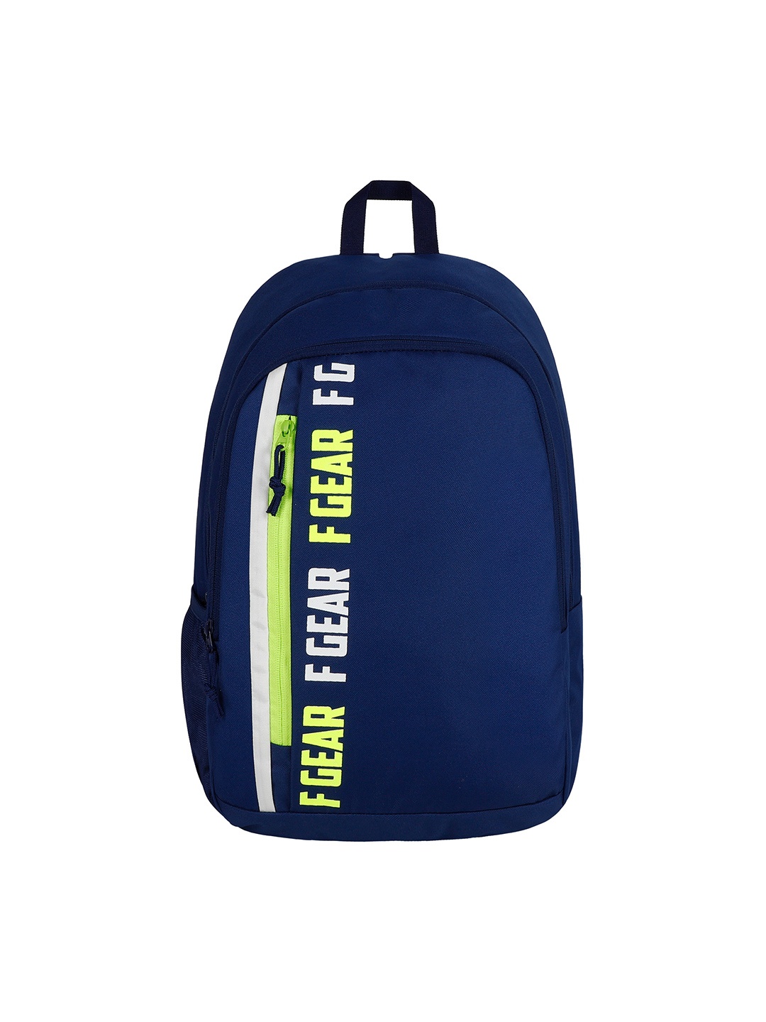 

F Gear Typography Printed Medium Backpack, Navy blue