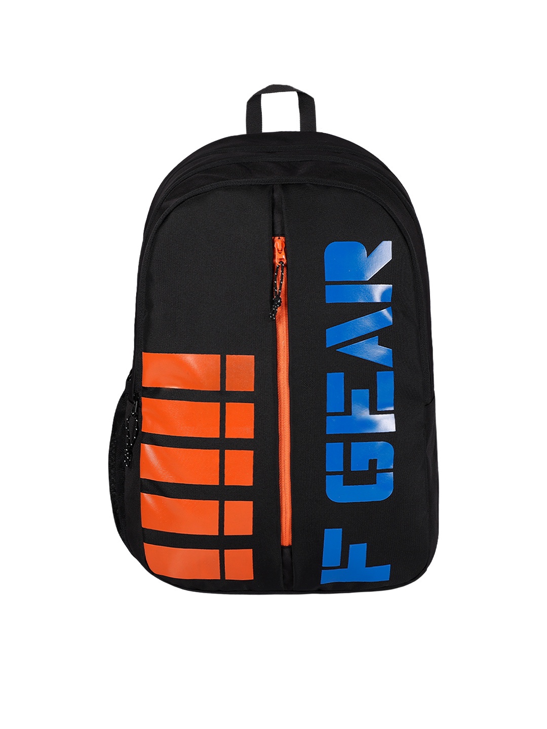 

F Gear Typography Printed Medium Backpack, Black