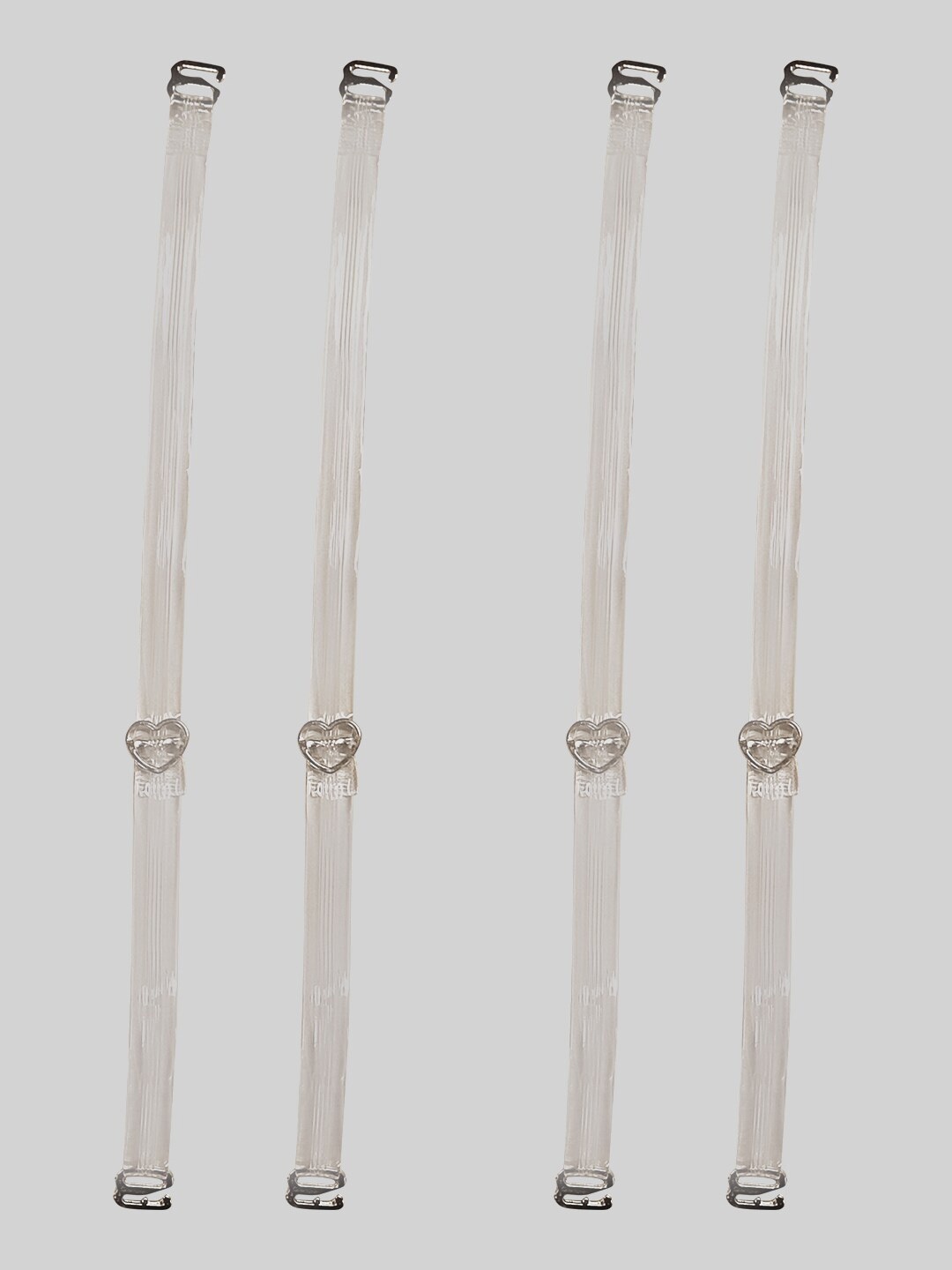 

GROVERSONS Paris Beauty Set Of 4 Stretchable Bra Straps, Transparent