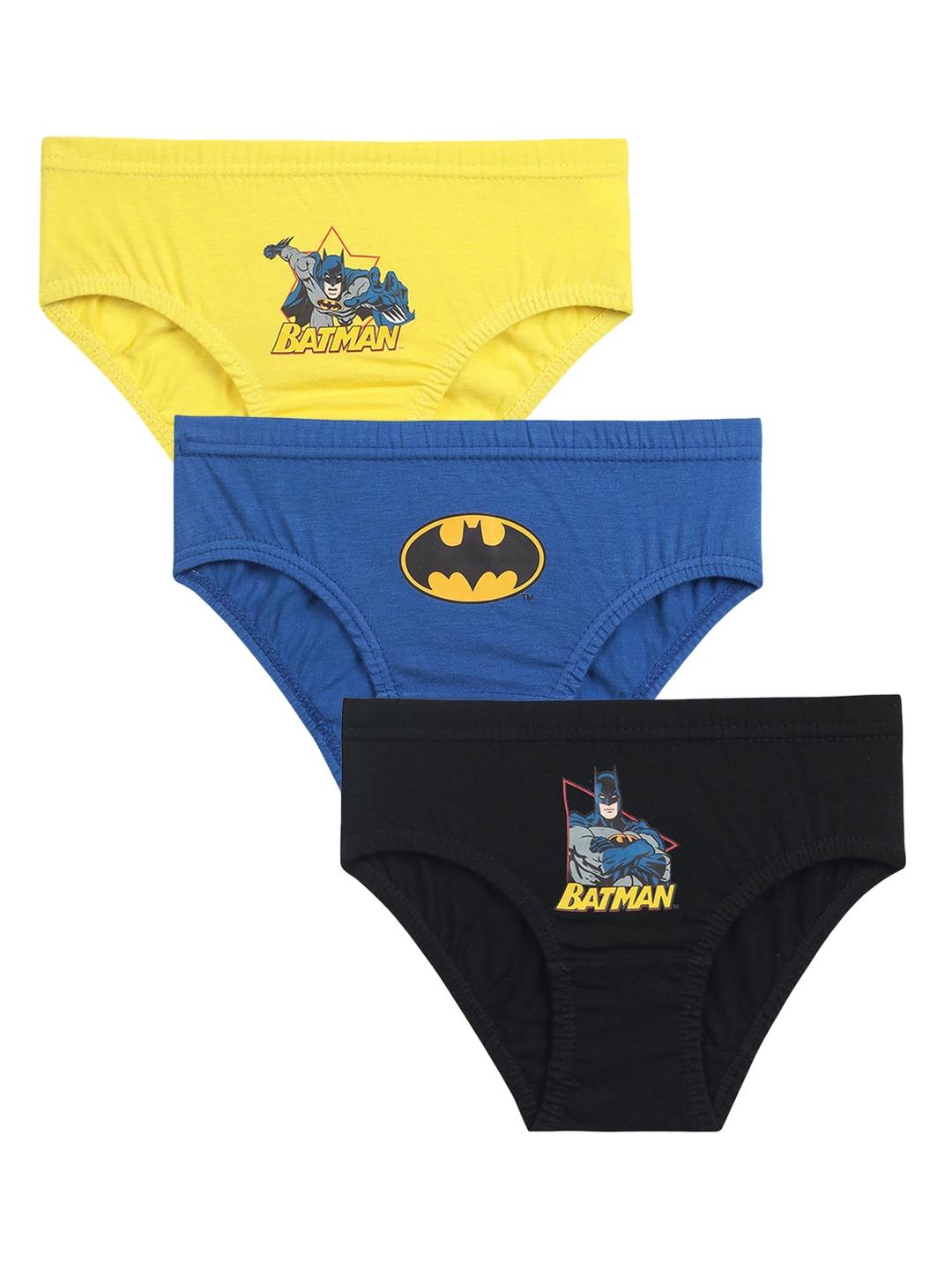 

Bodycare Kids Boys Pack Of 3 Assorted Pure Cotton Basic Briefs