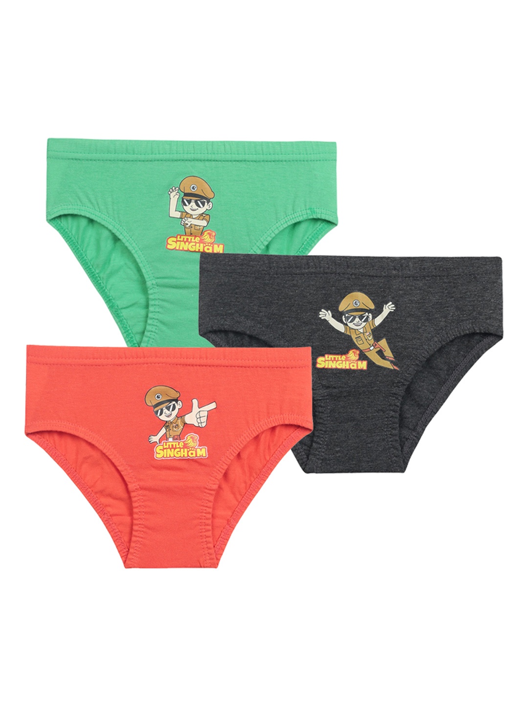 

Bodycare Kids Boys Pack Of 3 Assorted Cotton Basic Briefs