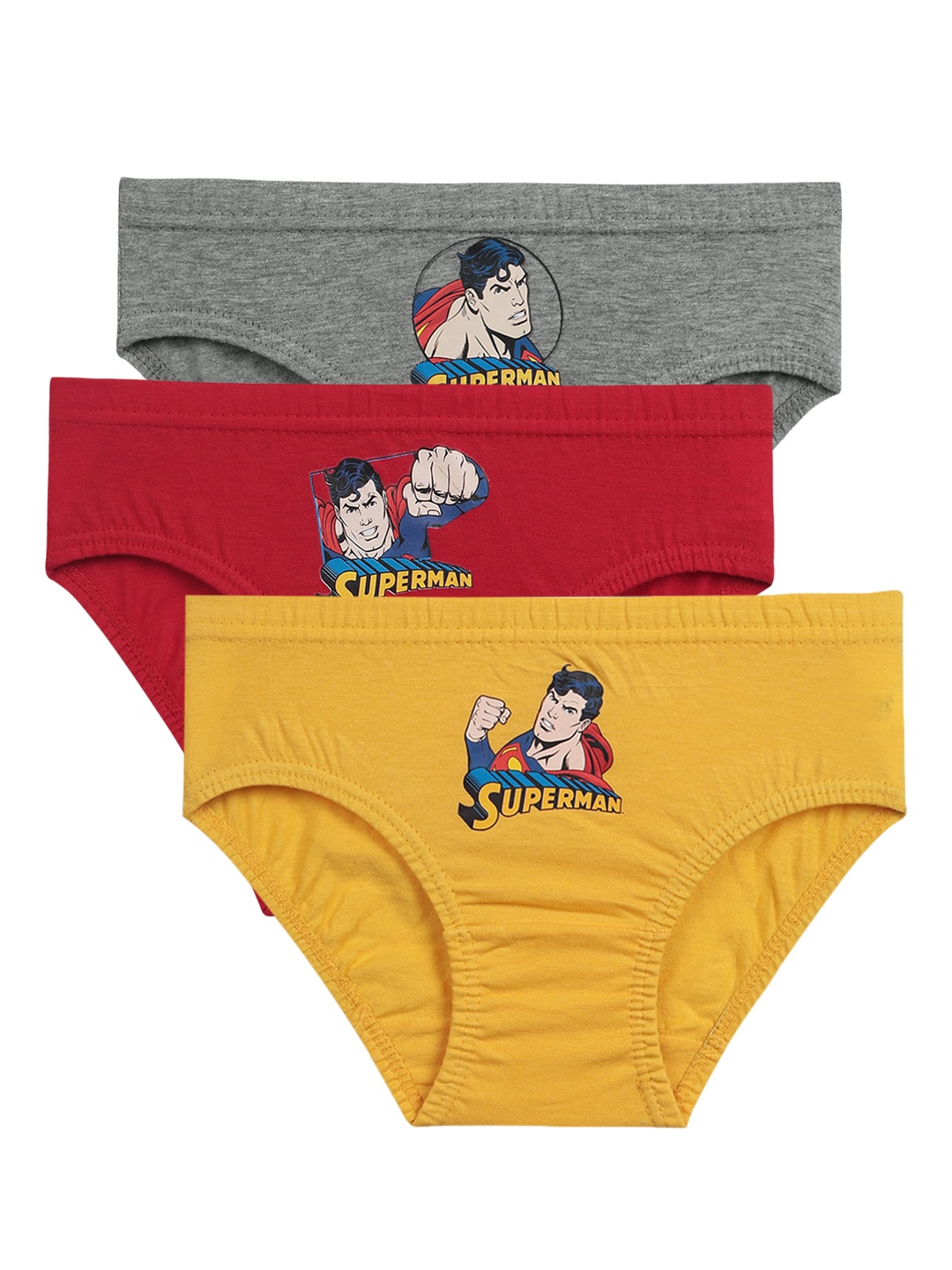 

Bodycare Kids Boys Pack Of 3 Assorted Cotton Basic Briefs KIA2612-PK004