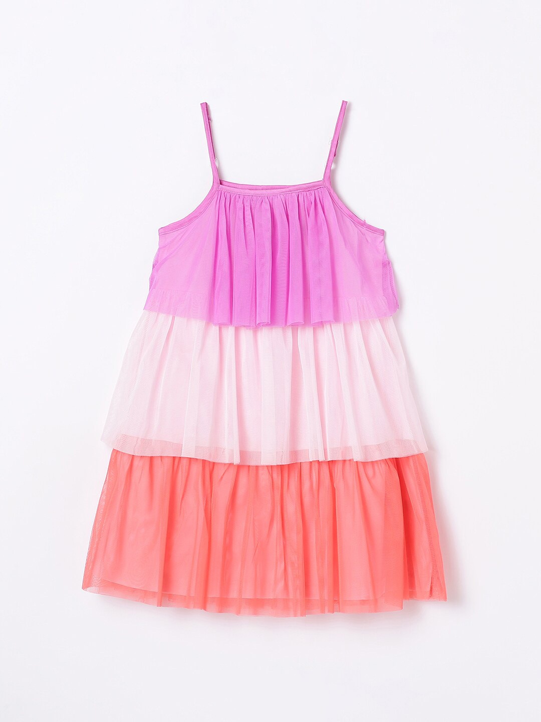 

Fame Forever by Lifestyle Girls Shoulder Straps A-Line Dress, Lavender