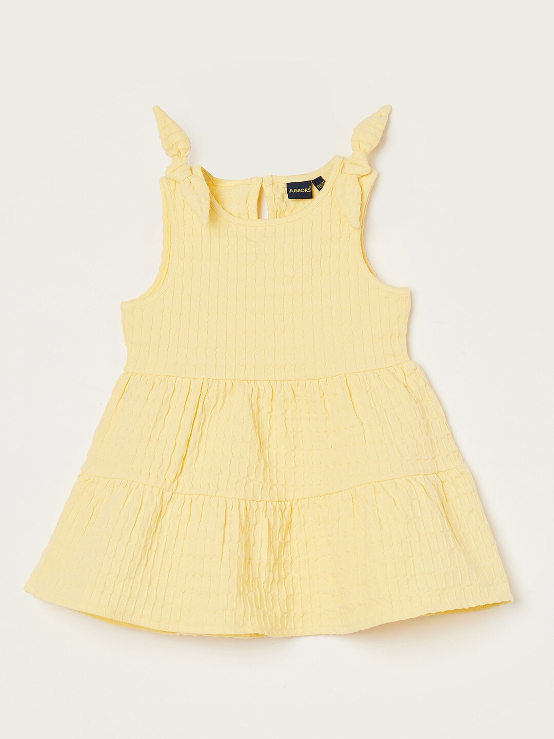 

Juniors by Lifestyle Self Design Tiered Dress, Yellow