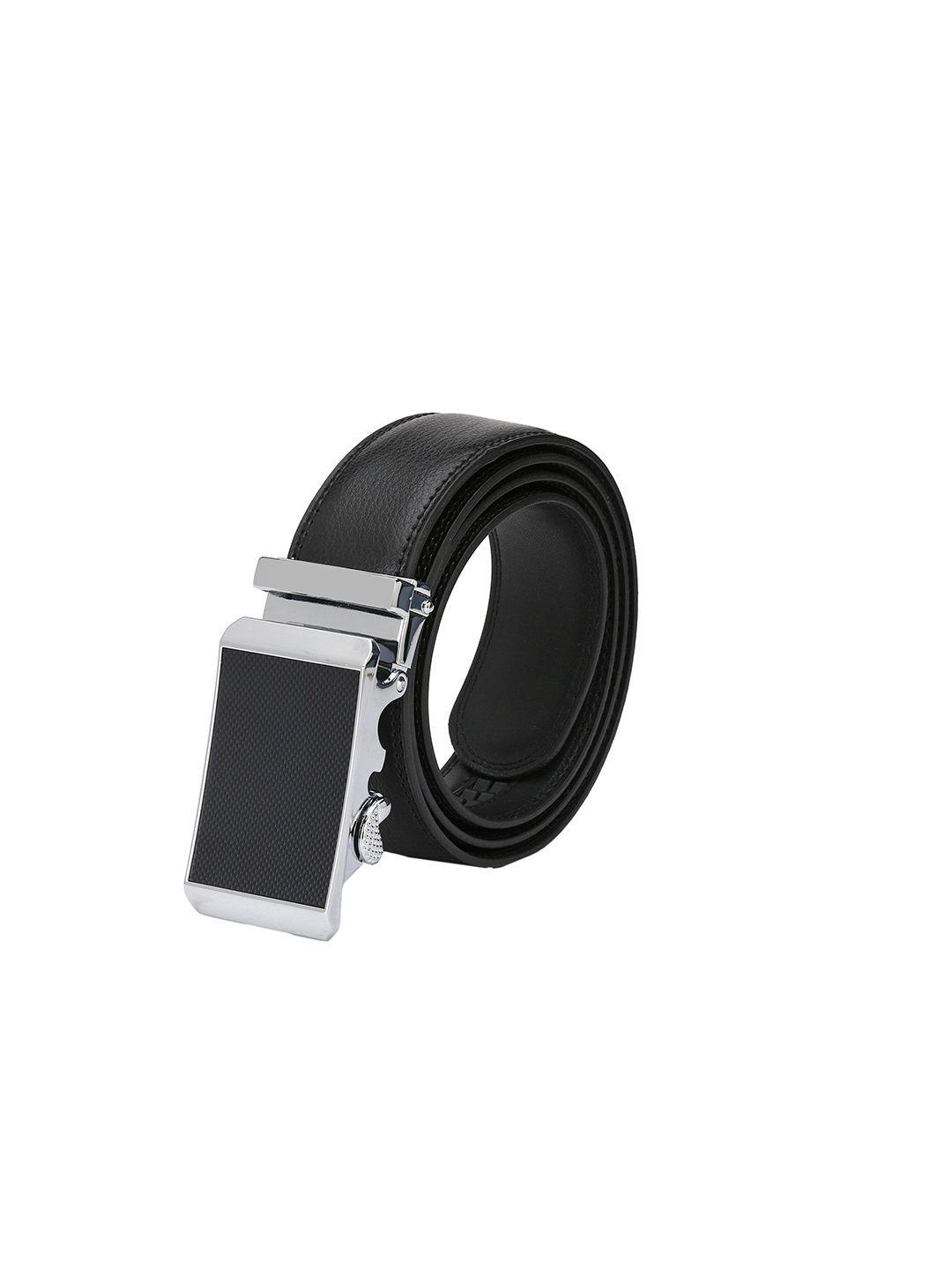 

Pacific Gold Men Leather Belt, Black