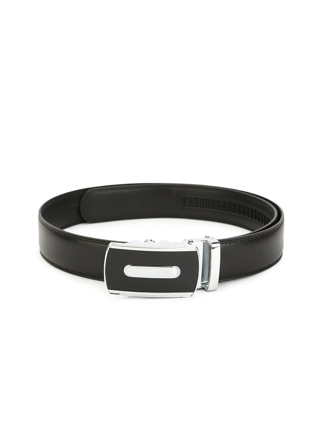 

Pacific Gold Men Leather Belt, Black