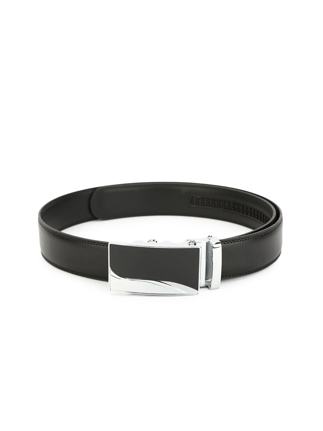 

Pacific Gold Men Leather Belt, Black