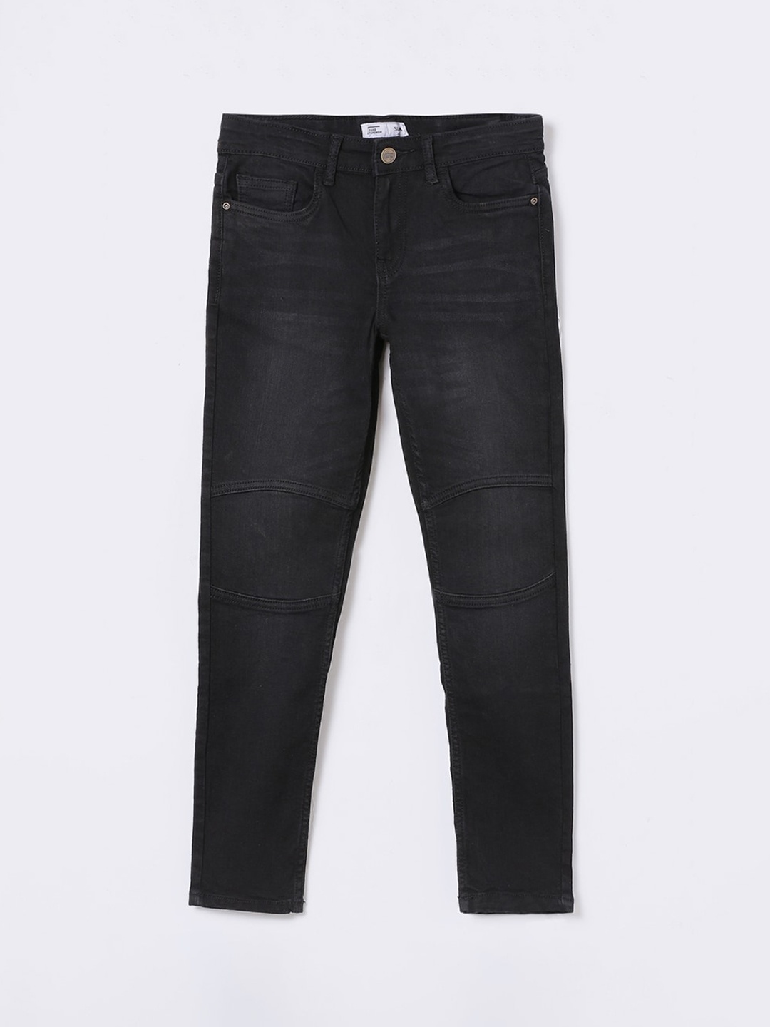 

Fame Forever by Lifestyle Boys Light Fade Stretchable Cotton Jeans, Black