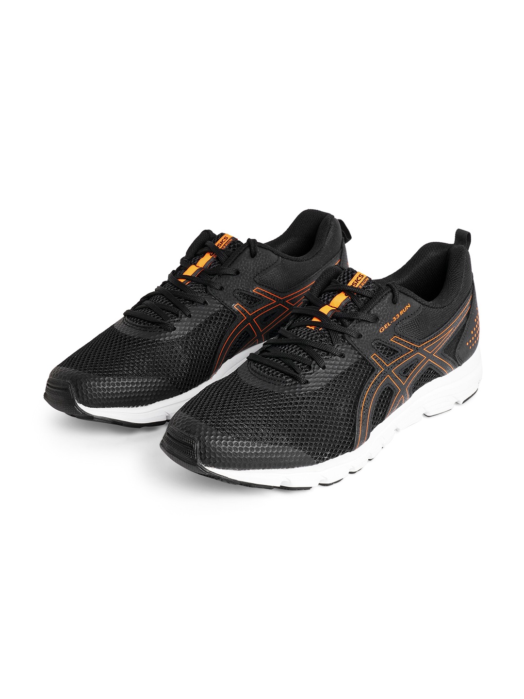 

ASICS Men GEL-33 Lace-up Running Sports Shoes, Black