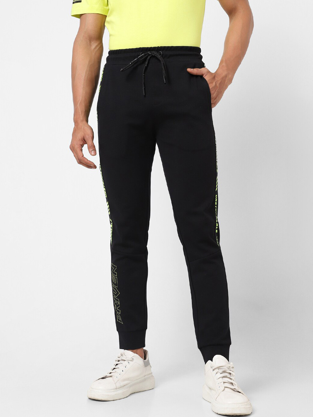 

Street Armor by Pantaloons Men Printed Joggers, Black