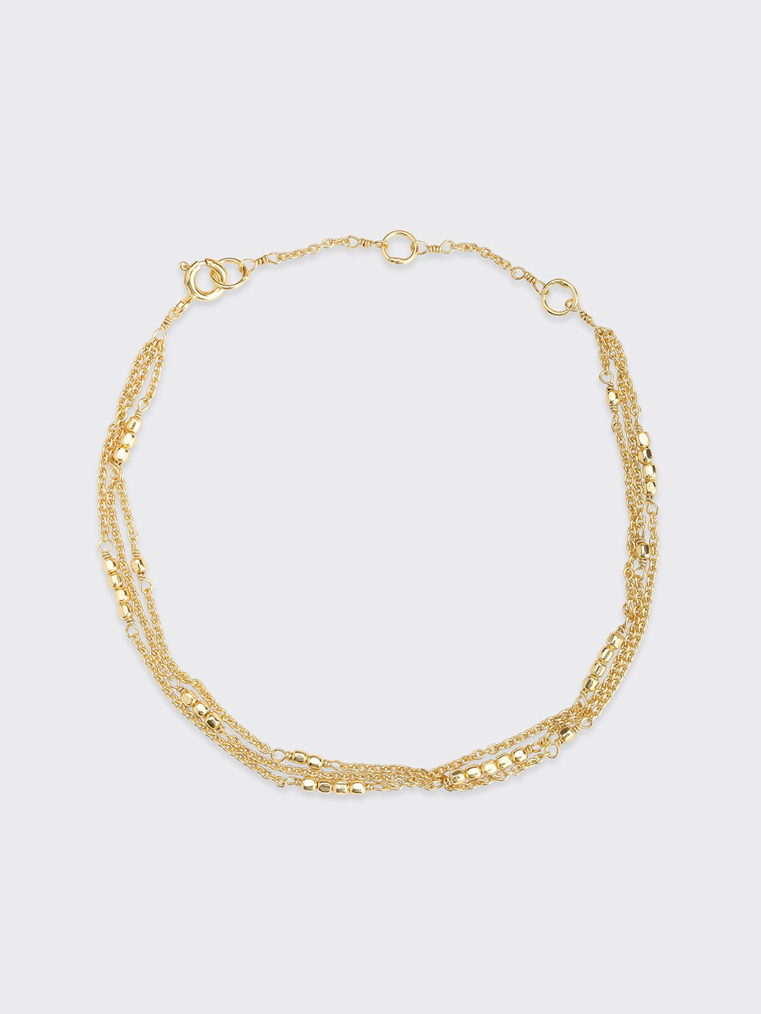 

Fabindia Women Gold-Plated Link Silver Bracelet