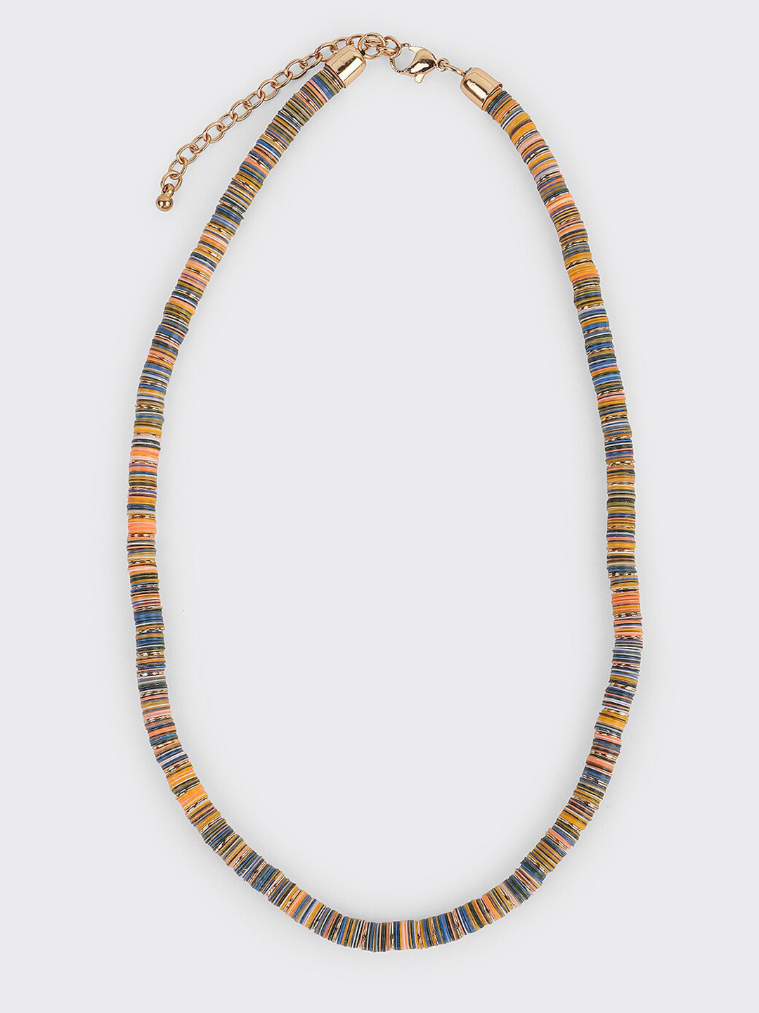 

Fabindia Gold-Plated Metal Necklace, Orange
