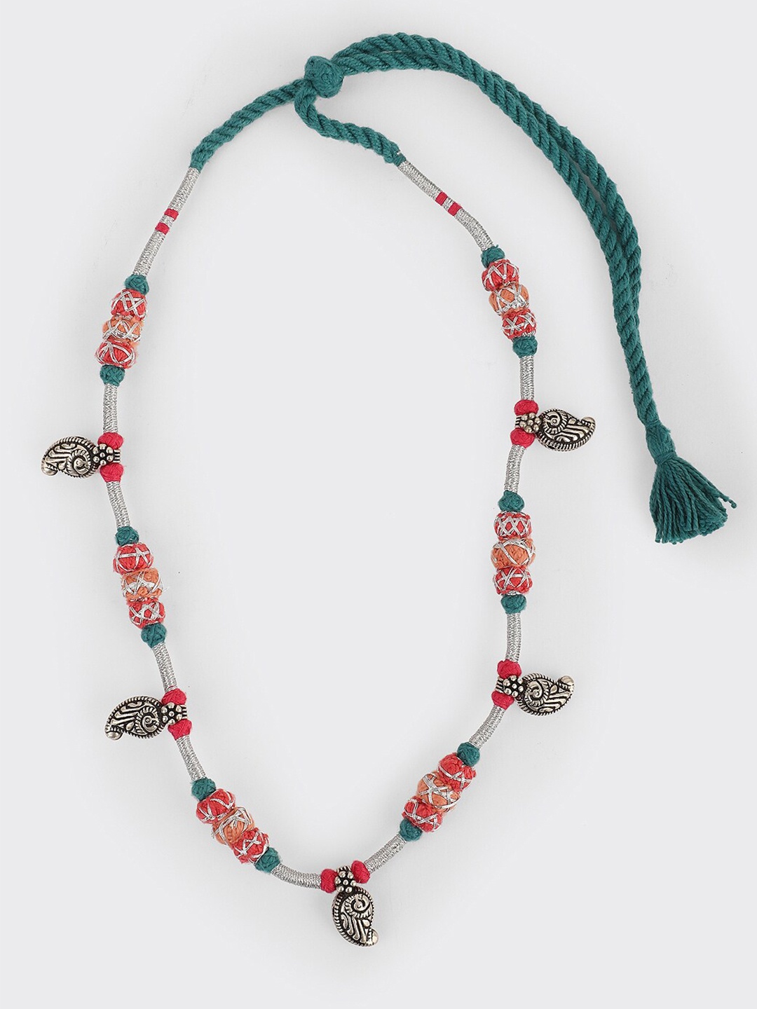 

Fabindia Thread Minimal Design Necklace, Blue