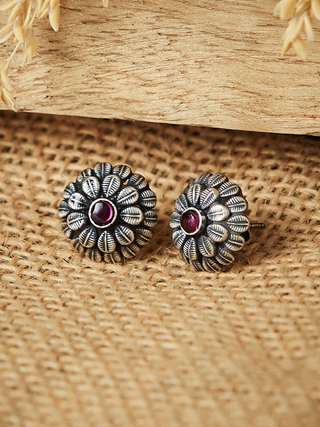 

Fabindia Contemporary Studs Earrings, Silver