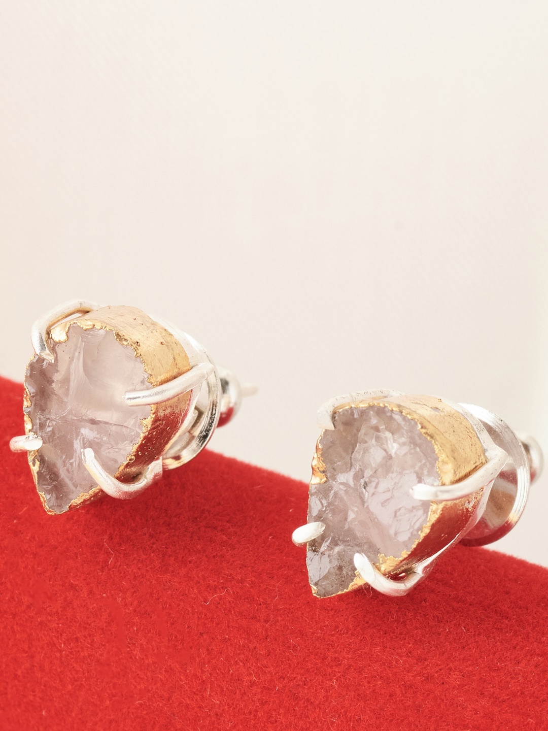 

Fabindia Contemporary Studs Earrings, White