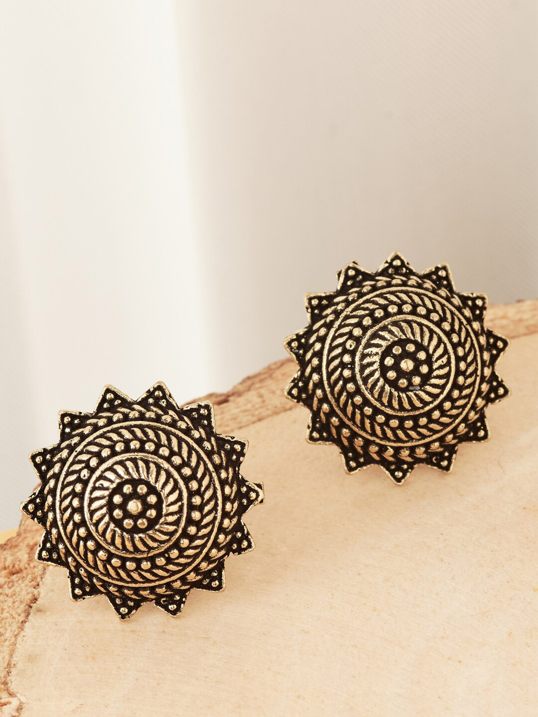 

Fabindia Gold-Plated Contemporary Studs Earrings
