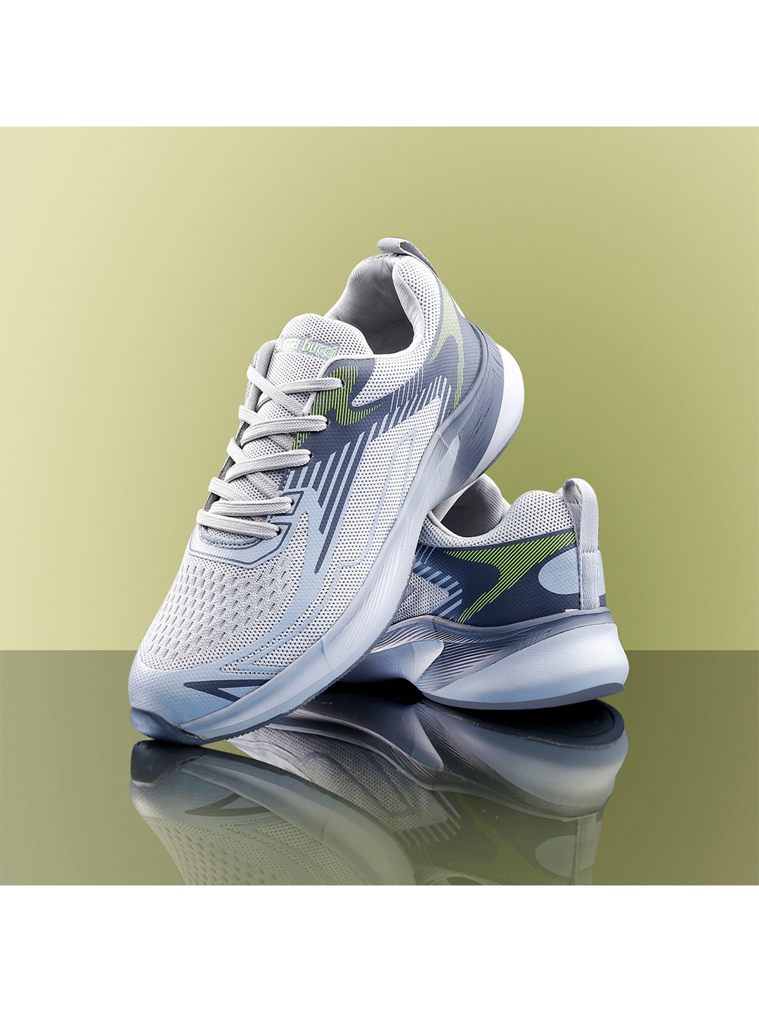 

bacca bucci Men Mesh Training or Gym Non-Marking Sports Shoes BBMG8212I, Grey