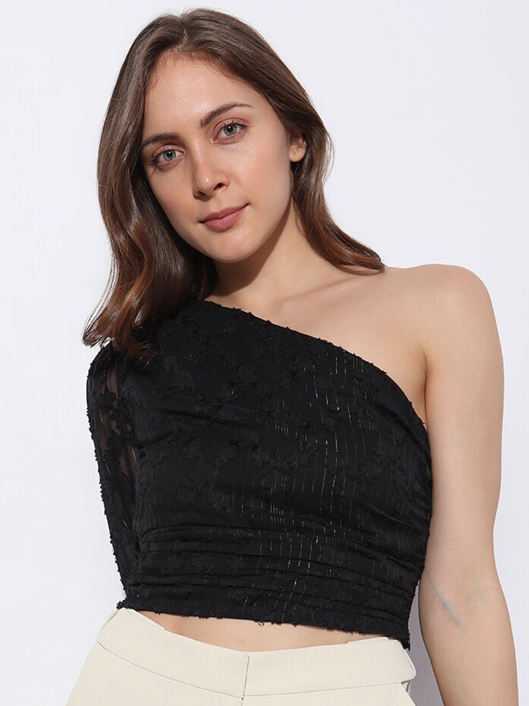 

Vero Moda Black Net Top