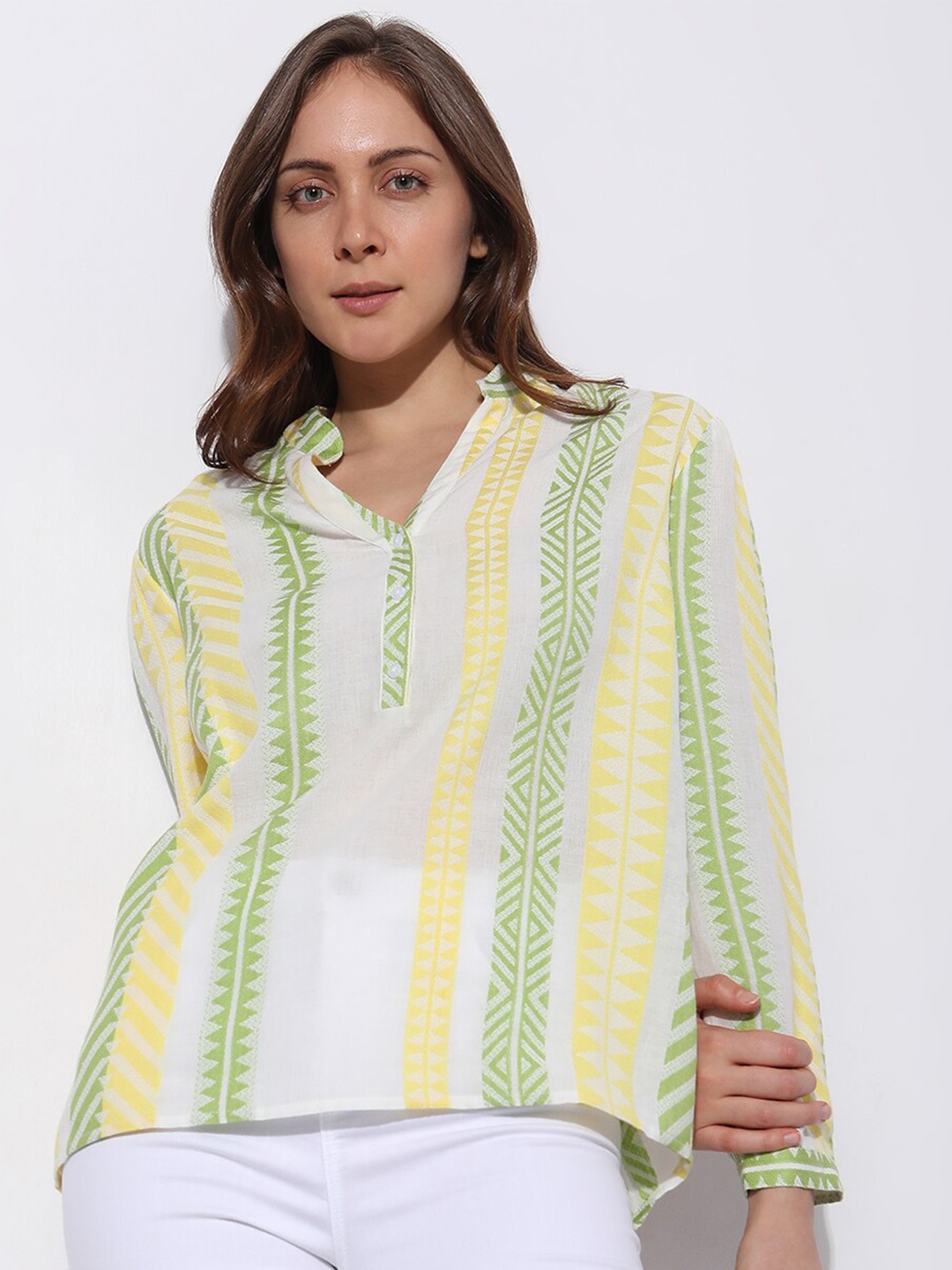 

Vero Moda Yellow Net Top
