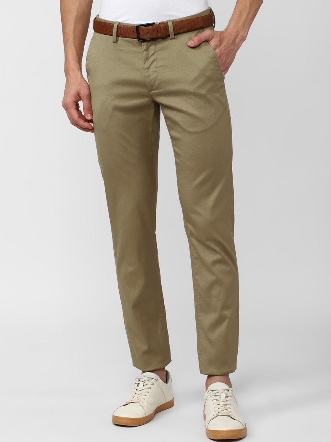 

Van Heusen Sport Men Khaki Slim Fit Chinos Trousers