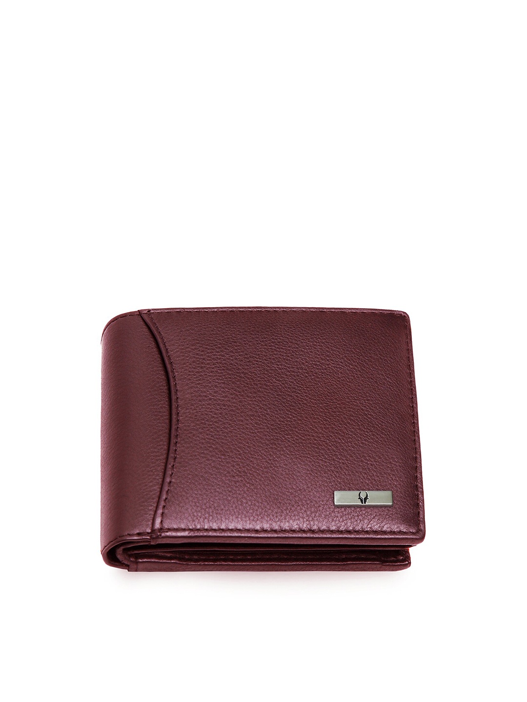 

WildHorn Men Leather Two Fold Wallet, Maroon