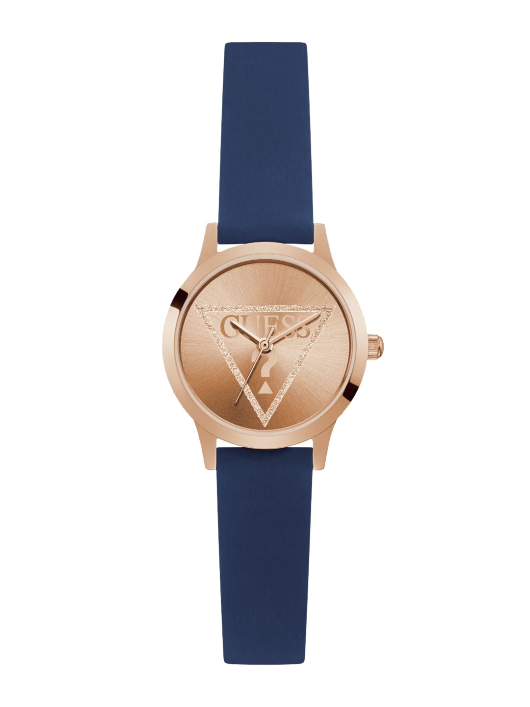 

GUESS Women Brass Embellished Dial & Straps Analogue Watch GW0453L1, Rose gold