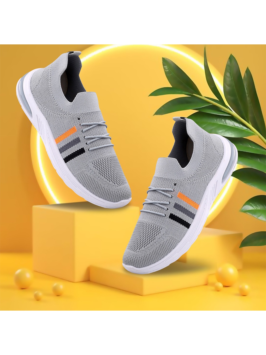 

KRAASA Women Mesh Walking Sports Shoes 14022, Grey